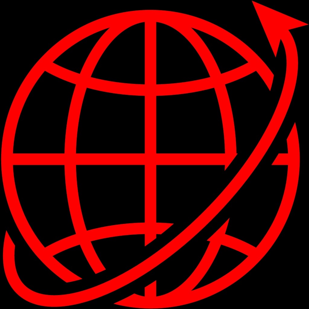 Red globe graphic representing CrystalTV channels from 120+ countries